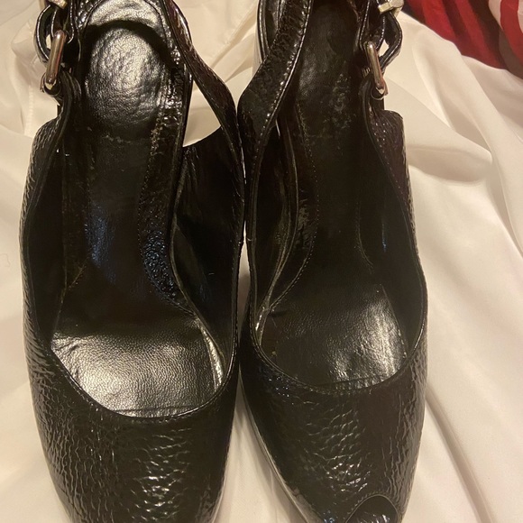 FENDI authentic size 6 black heels - Picture 1 of 5